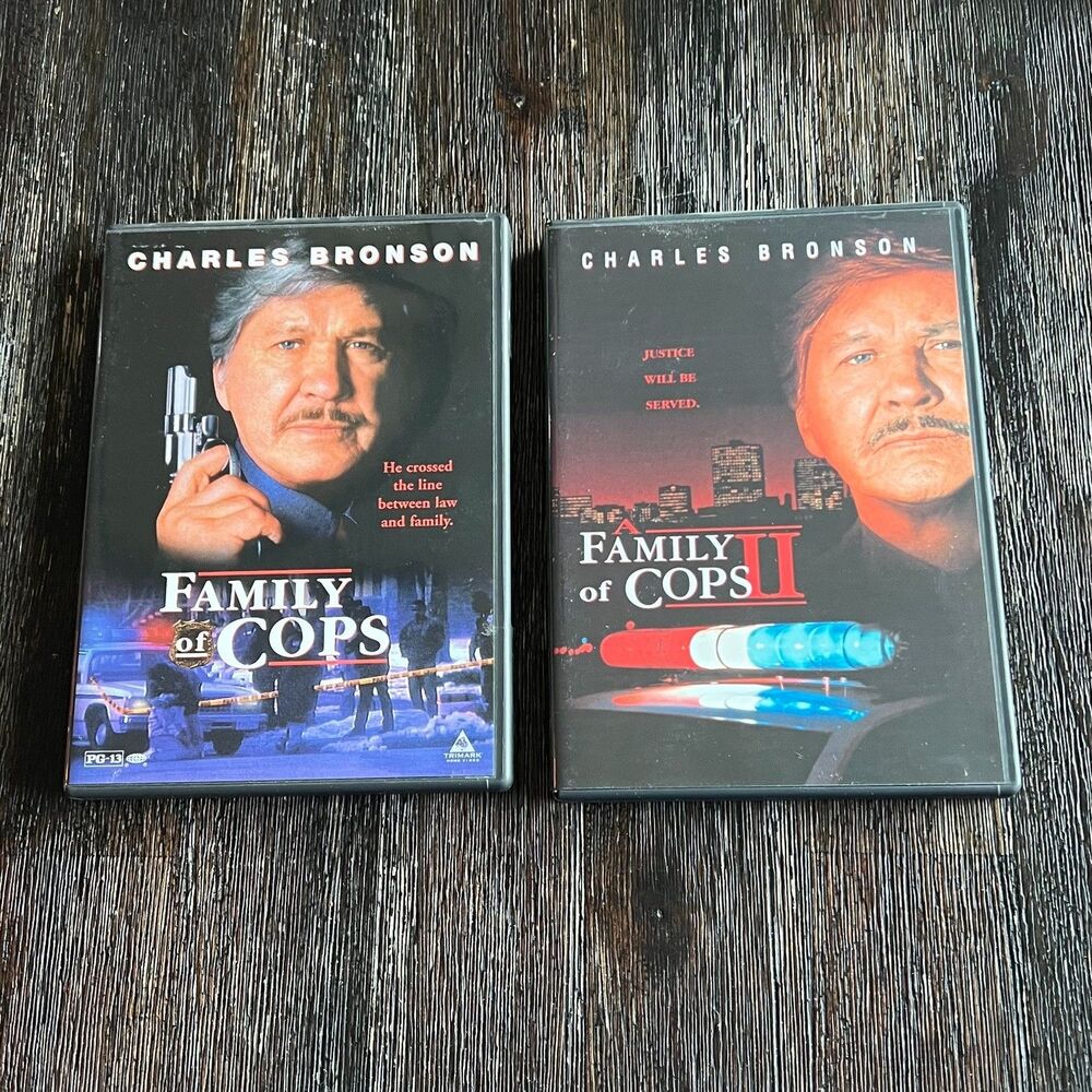 Family of Cops & Family of Cops II 2 DVD Movie Lot Movies Charles Bronson
